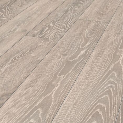 Krono Original – Parquet stratifié chêne Boulder 192mm – Lames larges 1285mm – Système de pose 1clic2go – Usage trafic élevé AC4 – Écologique E1