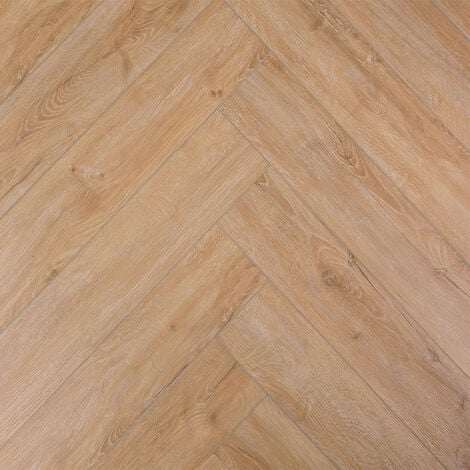Lame vinyle clipsable Bâton Rompu avec sous couche intégrée - Deauville Chêne Clair