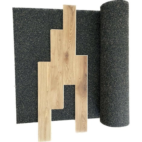 Sous couche en liège et caoutchouc pour parquet -  2,5 mm -15 m²/colis