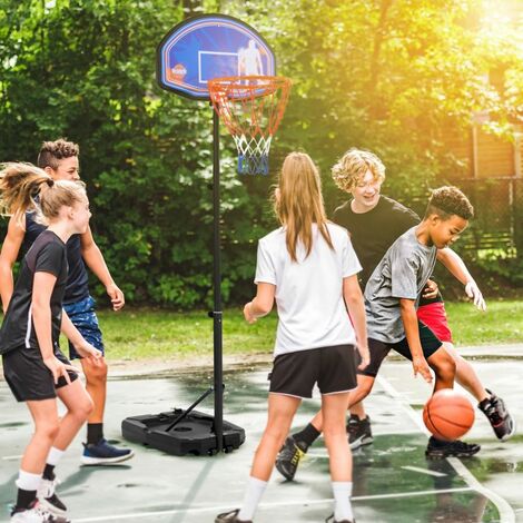 Canasta de baloncesto ajustable 1m a 2m10 - Milwaukee - Con balon e ...