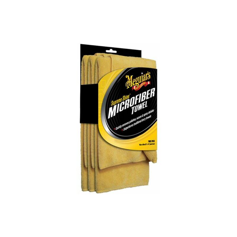 3 PANNI MEGUIAR'S IN MICROFIBRA SUPRIME SHINE 60 x 40 CM