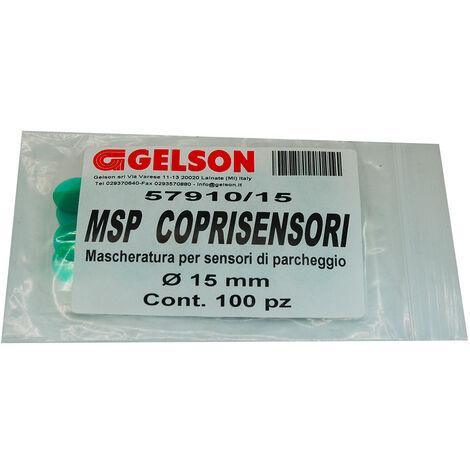 GELSON 57910/15 COPRISENSORI 15 MM 100 PEZZI