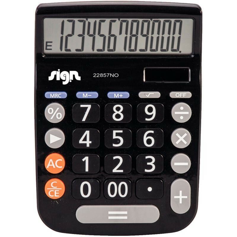 Calculatrice de bureau extra large avec écran LCD 5 pouces, calculatrice  comptable à 12 chiffres avec