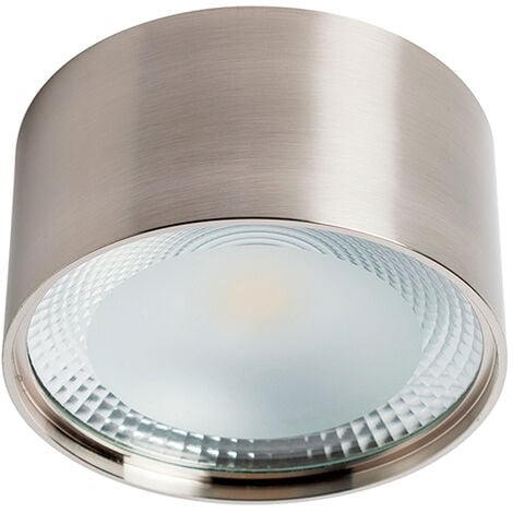  PLAFONNIER  ROND LED  15W 3000K NICKEL