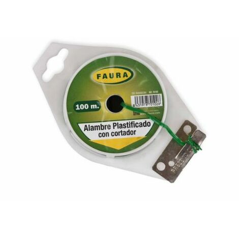Alambre Plastificado C/Cortador 1mm x 30 m (Faura)