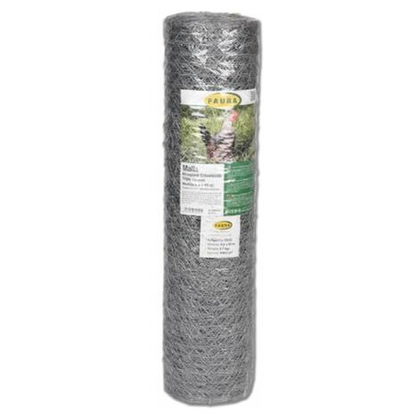 Malla Metálica Hexagonal 31mm - 0,7mm / 0,6x50 m (Faura) (1/2)