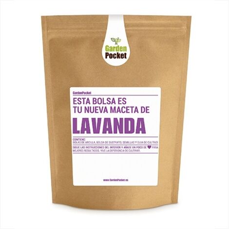 Kit huerto de aromáticas pocket: Lavanda (1/3)