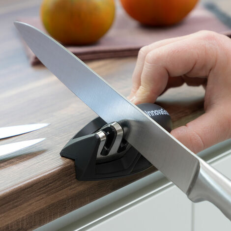 Mini afilador de cuchillos eléctrico profesional, afilador de