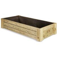 Huerto de madera Box varios modelos Hortalia Box XL30 160 x 80 cm 30 cm 310 litros