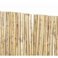 Bambú decorativo (media caña). Rollo 1x5m