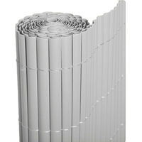 Cañizo PVC de media caña (Blanco) - 1x3 metros