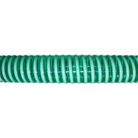 Saugschlauch Ansaug Spiral Förder Pumpen Schlauch 19 mm 3/4" grün 5m Rolle 