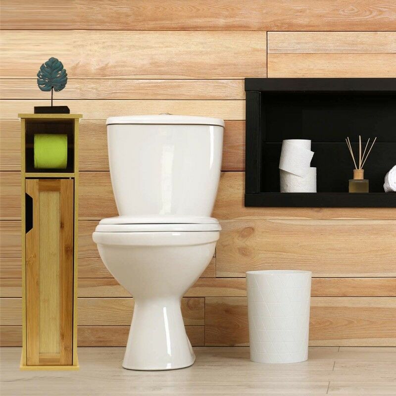 Réserve de papier toilette en bambou TERRE INCONNUE - Beige - Veo shop
