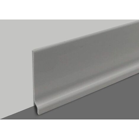 Plinthe grise, plinthe adhésive, plinthe PVC souple légère