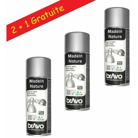Peinture Bravo Spray aérosol multi-supports chrome or 400 ML
