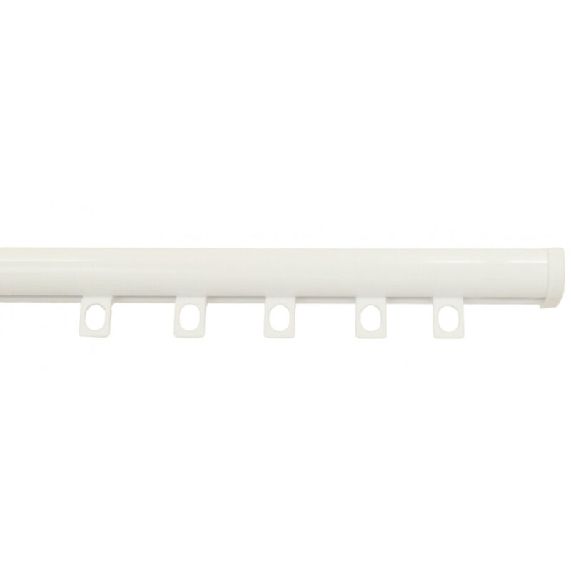 Taaizau Rail de rideau de plafond flexible, flexible et incurvé, support de plafond pour séparateur de pièce, intimité, salon et salle de bain, douche suspendue au plafond – 6 m