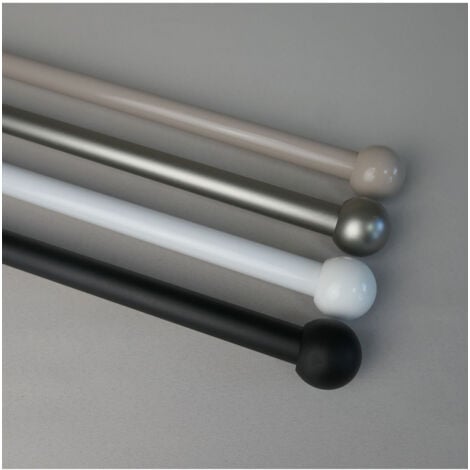 HAROLD - Kit tringle extensible ø 16/19 mm 110 à 210cm Coloris - Nickel