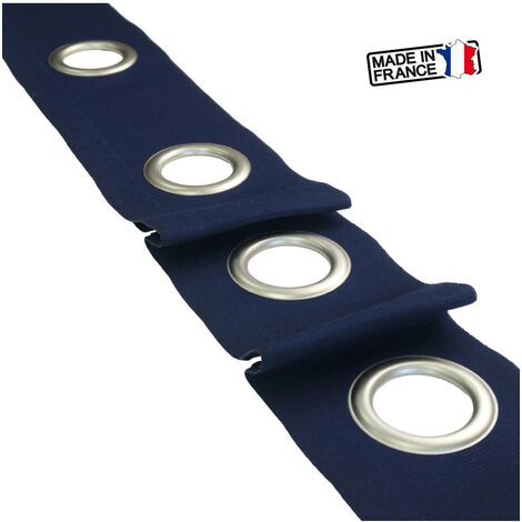 Bande à oeillet prêt à coudre, 20 mètres Coloris - BO Bleu marine , rouleaux 20 mètres - 20 mètres (1/2)