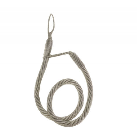 CORDON - Embrasse rideau textile Coloris - Gris argent