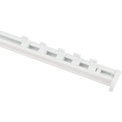 DECORAIL - Tringle rail pour rideau en aluminium L.2 m Coloris - Blanc