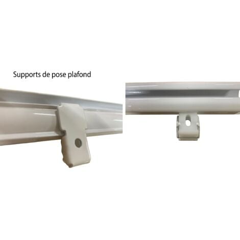 DECORAIL - Tringle rail pour rideau en aluminium L.2 m Coloris - Nickel