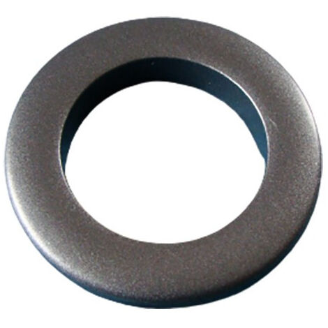8 Oeillet clipsables aspect métallisé ø 36 mm Coloris - Dark silver