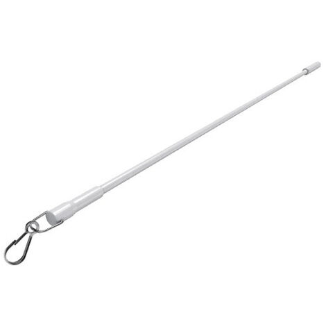 Secodir – Lance rideau laqué blanc 1m – Acier pour glissement fluide – Fixation facile sur tringle – 86g