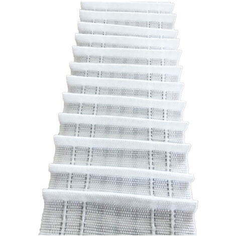 Ruflette pli automatique pour rideaux - transparent - MPM