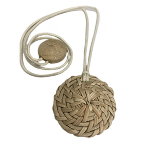 Secodir – Embrasse rideau magnétique 30 cm en bambou et bois – Coloris naturel – Installation sans perçage – Décoration intérieure tendance