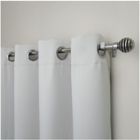 SOHO - Kit tringle extensible ø 19/16mm 165 à 310cm Coloris - Nickel mat