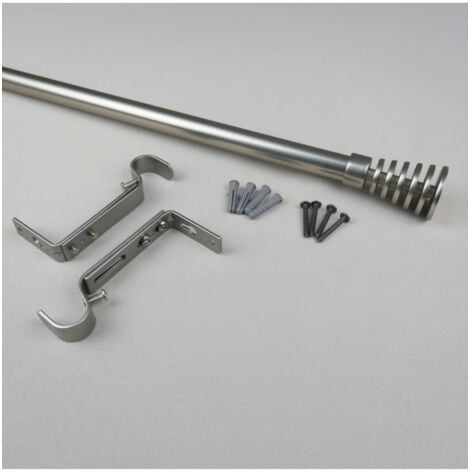 CAMDEN - Kit tringle extensible ø 16/19 mm 110 à 210cm Coloris - Nickel mat