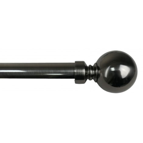 Tringle extensible angle incurvé noir mat Ø 19-16mm - Materiel de  décoration et Fournitures de Tapissier