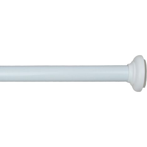 Riel Chyc 5431410 Tringle de Rideau Extensible autobloquante Blanc 12 mm x  91-143 cm - Cdiscount Maison