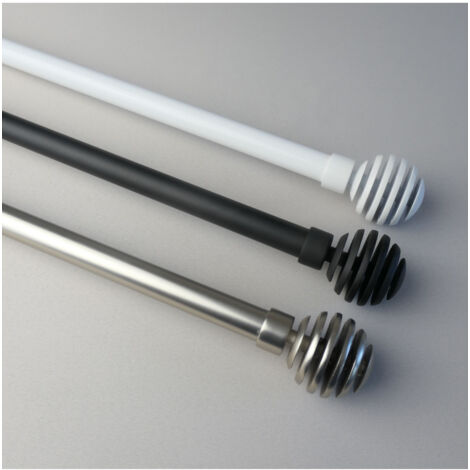 SOHO - Kit tringle extensible ø 19/16mm 165 à 310cm Coloris - Noir mat