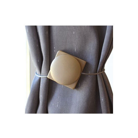 Paire D'embrasses De Rideaux En Laiton Doré - 30 Cm - Occasion