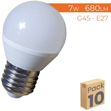 Pack 3 bombillas Led estándar DUOLEC E27 luz fría 12W
