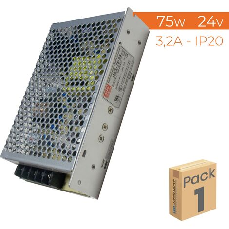 Transformador de interior IP20 250W 24V 10,4A SLIM pequeño reducido tamaño