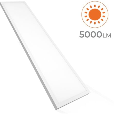 Plafón LED Panel Superficie 120x30cm CCT 48W 5000LM  Pack 1 Ud.