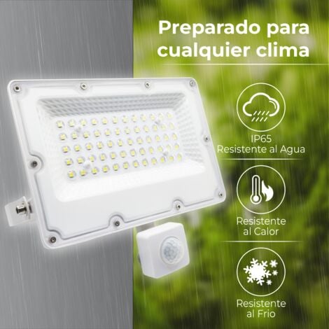 Foco Proyector LED con Sensor de Movimiento 20W 2636LM 6500K  Pack 1 Ud.