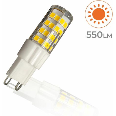 Bombilla LED G9 5W 550LM 300º Regulable Blanco Frío 6500K - Pack 2 Uds.