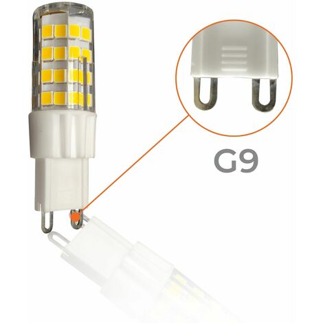 Bombilla LED G9 5W 550LM 300º Regulable Blanco Frío 6500K - Pack 2 Uds.