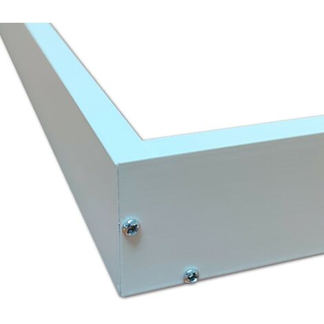 Marco de superficie blanco panel LED 60x60 - LED Atomant