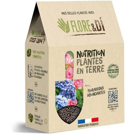 FLORE&DI Nutrition Plantes en terre 500g