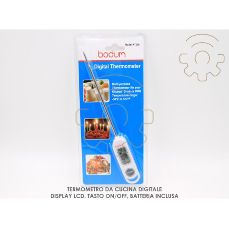 Bodum termometro da cucina digitale display Lcd tasto on/off batteria ...