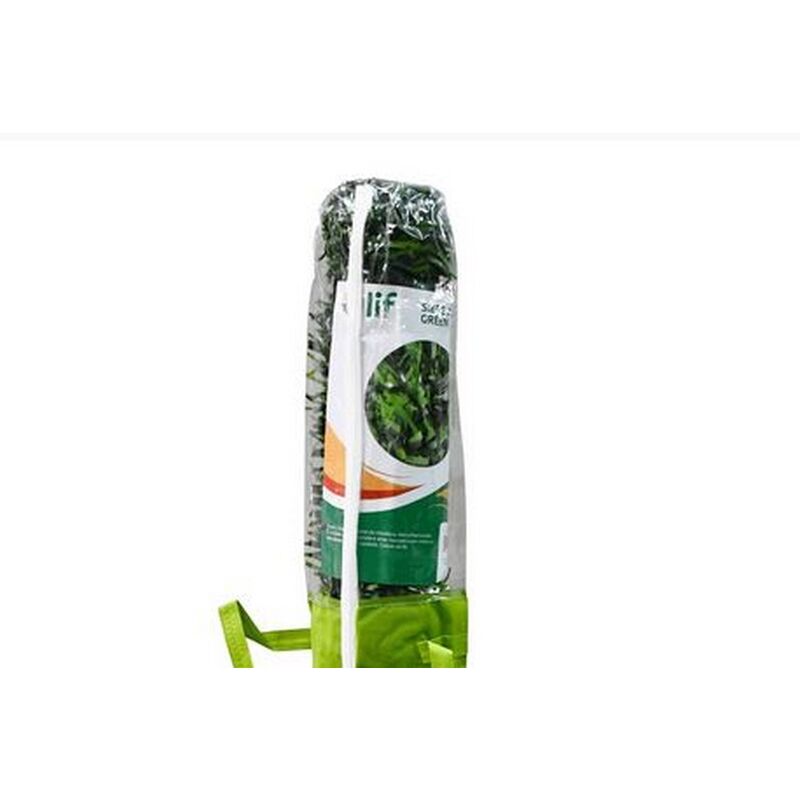 Siepe artificiale Green a foglia lunga sintetica 1,5x3 mt in pvc verde  lavabile da esterno