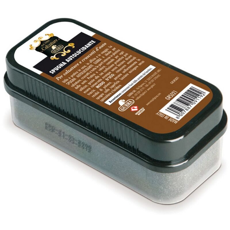 spugna spugnetta lucidante per calzature scarpe stivali nero