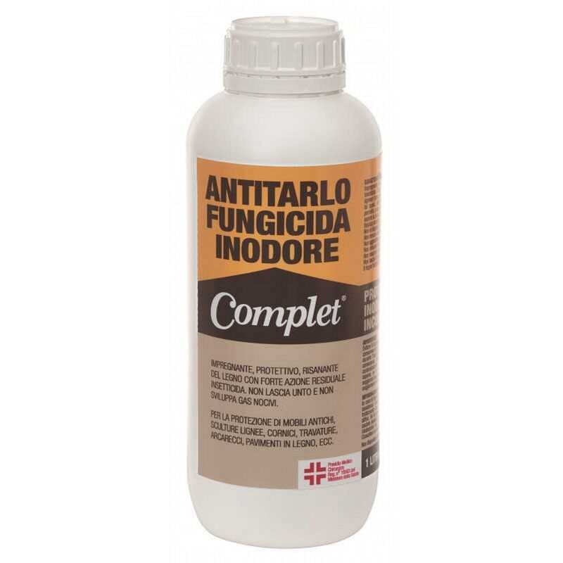 Antitarlo Complet 1 Lt fungicida inodore incolore per legno tarlo tarme  protettivo