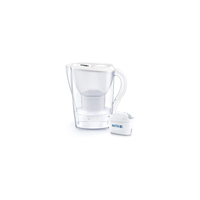 Brita Marella Caraffa filtrante 2,4 L Trasparente, Bianco