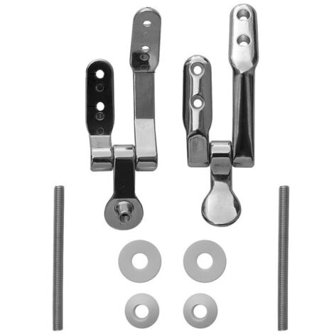 Cerniera fissaggio per sedile WC confezione 2 pezzi universale completa di viti accessori ricambi