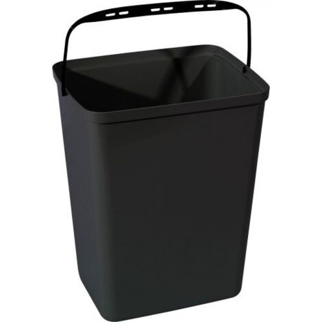 Secchio per modulo pattumiera 20 lt nero ricambio accessorio portarifiuti raccolta differenziata (1/3)